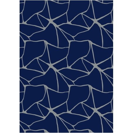 papel regalo mosaico azul