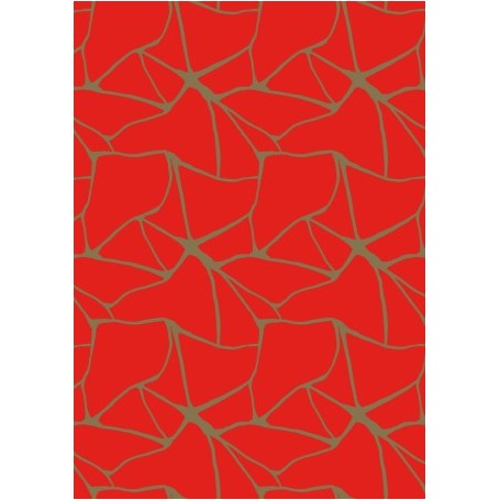 papel regalo mosaico rojo